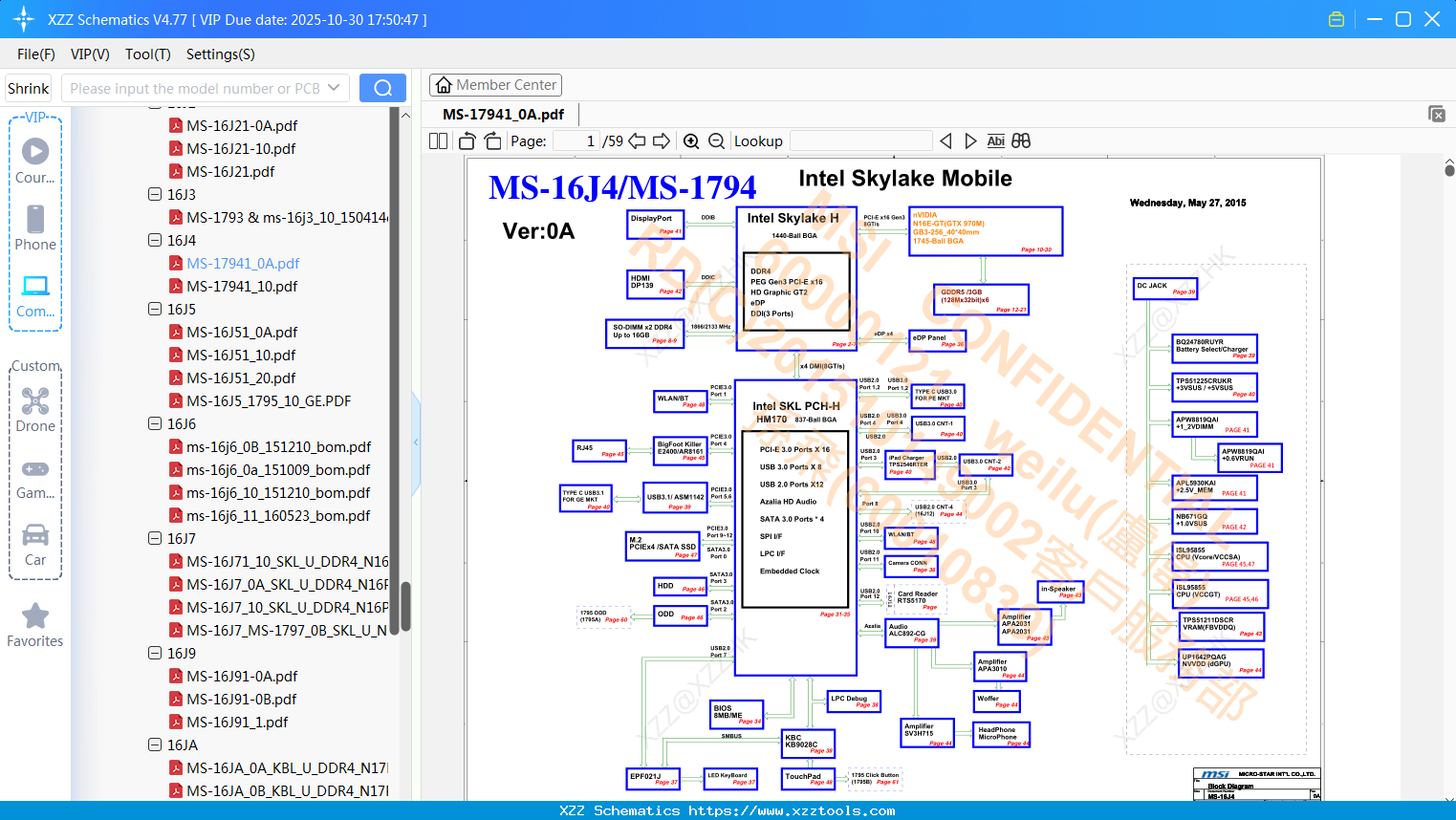 Laptop MSI MS-17941_0A